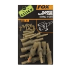 FOX Edges Running Safety Clips Trans Khaki CAC582