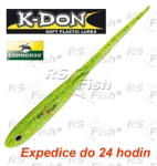 Dropshot gummifische Cormoran K-DON S2 Spearl Tail - farbe green chatreuse