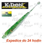 Dropshot gummifische Cormoran K-DON S5 Tricky Tail - farbe green shiner