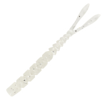 Mustad AJI Worm - Pilo - Pilo - farbe White Glow Glitter (MAJI-PILO-2-7)