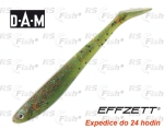 Dropshot gummifische DAM Effzett Speed Tail - farbe Fire Tiger