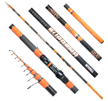 Angelrute Mitchell Suprema Troutista S3-8 450 cm - 12 - 25 g