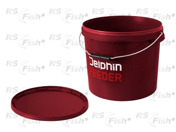 Bucket Delphin Feeder - rund mit einem deckel 17 liter