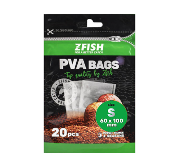 PVA Säckchen Zfish - Größe S - 60 x 100 mm