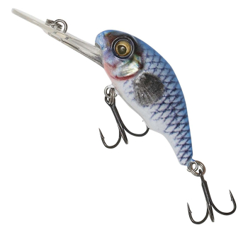 Wobbler Savage Gear 3D Goby Crank Bait - farbe UV Blue Silver
