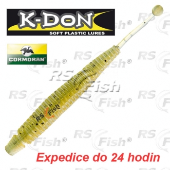 Dropshot gummifische Cormoran K-DON S5 Tricky Tail - farbe natural perch