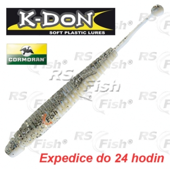 Dropshot gummifische Cormoran K-DON S5 Tricky Tail - farbe roach
