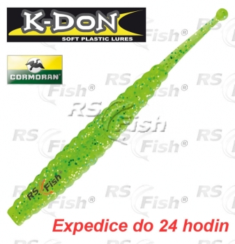 Dropshot gummifische Cormoran K-DON S8 Slugtail - farbe green chatreuse