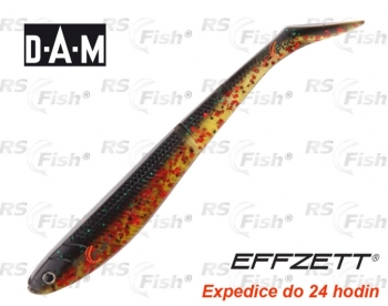 Dropshot gummifische DAM Effzett Speed Tail - farbe Motor Oil