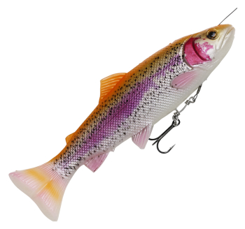 Ripper Savage Gear 4D Line Thru Pulse Tail Trout - farbe Albino Trout