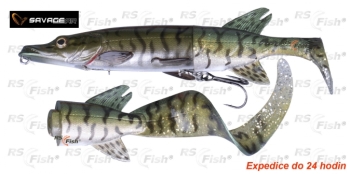Hecht Savage Gear 3D Hybrid Pike - farbe Green Silver Pike