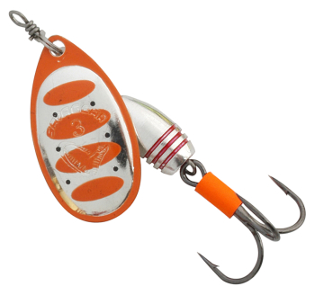 Spinner Savage Gear Rotex - farbe Fluo Orange Silver