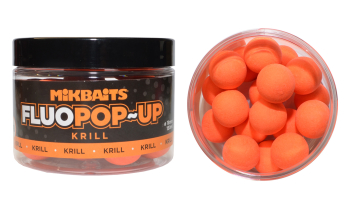 Boilies Mikbaits Mikbaits Fluo Pop-Up - Krill - 18 mm