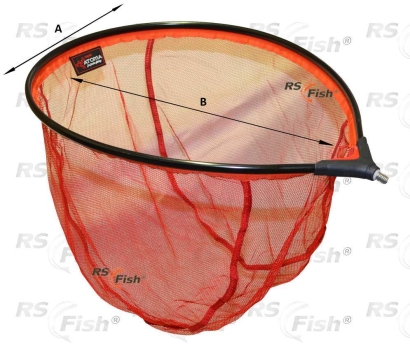 Kescher Kopf Delphin Atoma FD 50 x 40 cm - feines netz