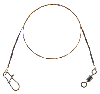 Stahldraht Cormoran 7 x 1 wirbel - karabiner - 20 cm
