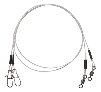 Vorfächer York Fluorocarbon - tragkraft 15,0 kg - wirbel - karabiner