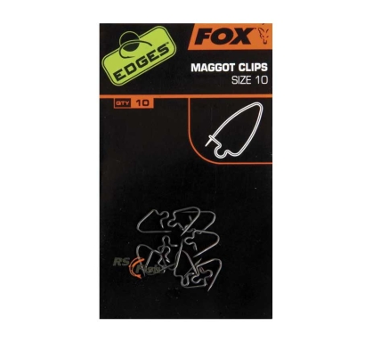 FOX Maggot Clips - Größe 10 - CAC526