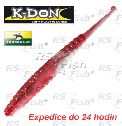 Dropshot gummifische Cormoran K-DON S8 Slugtail - farbe strawberry