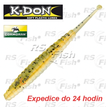 Dropshot gummifische Cormoran K-DON S8 Slugtail - farbe natural perch