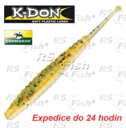 Dropshot gummifische Cormoran K-DON S8 Slugtail - farbe natural perch - 5 st