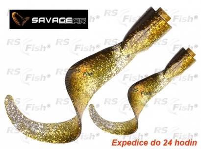 Ersatzschwanz Savage Gear 3D Hard Eel - farbe Olive Gold