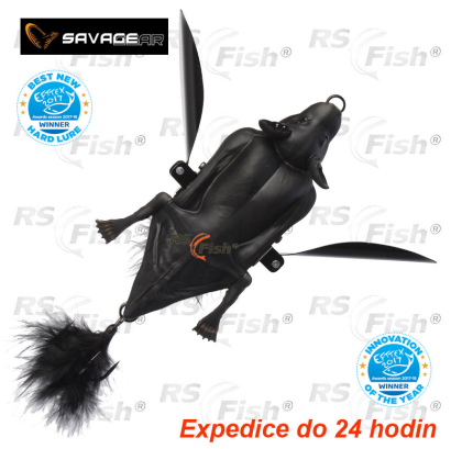 Fledermaus Savage Gear 3D Bat - farbe Black