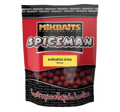 Boilies Mikbaits Spiceman - Würzige Leber - 1 kg