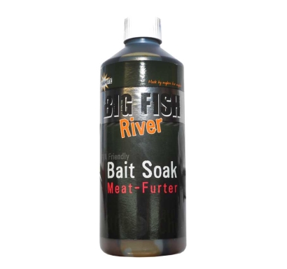 Dynamite Baits Big Fish River Bait Soak Meat & Furter - 500 ml